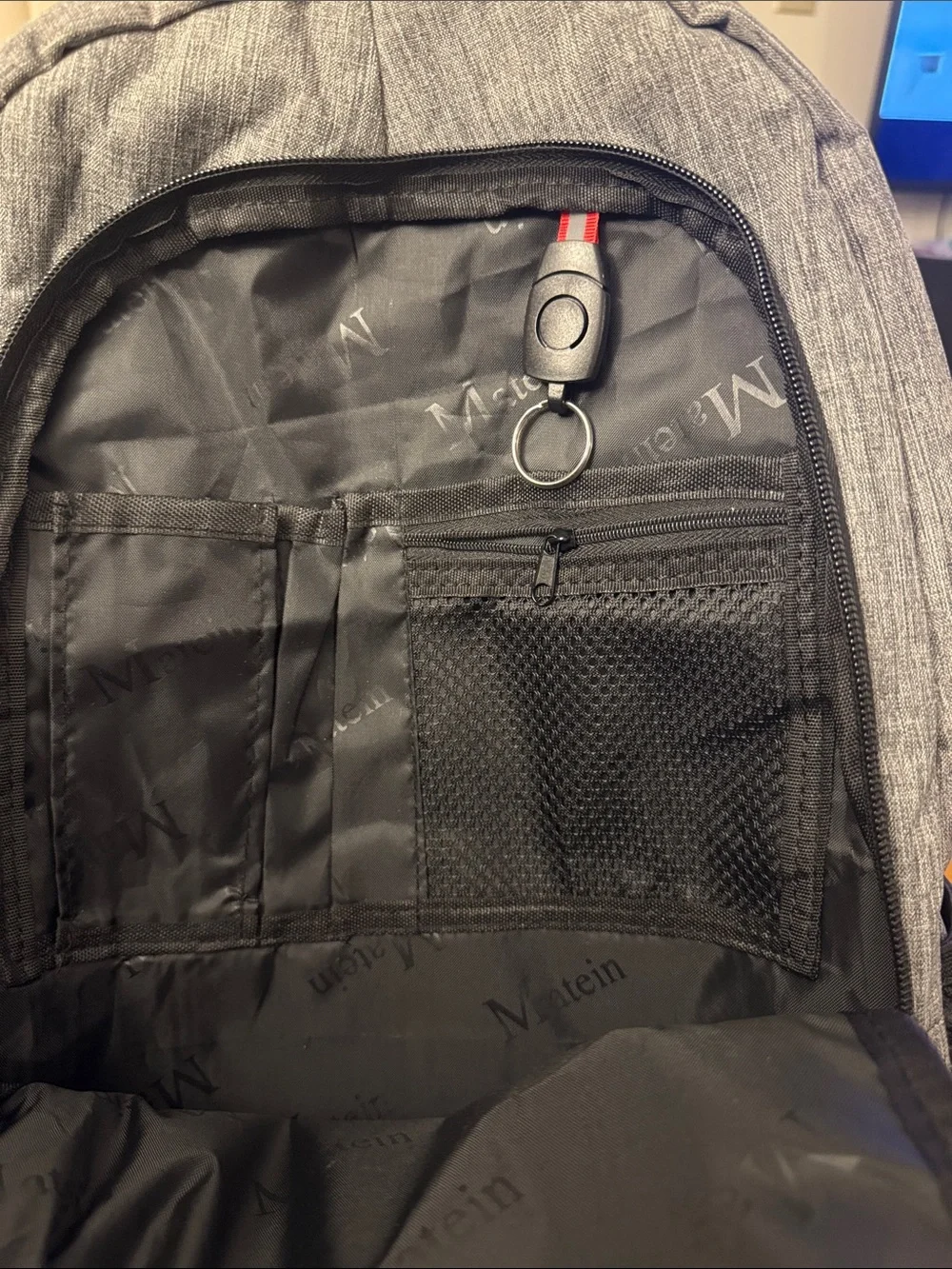 Matein Gray Everyday Laptop Backpack for Women